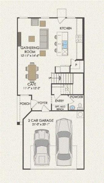 Pulte Homes, Nichols floor plan