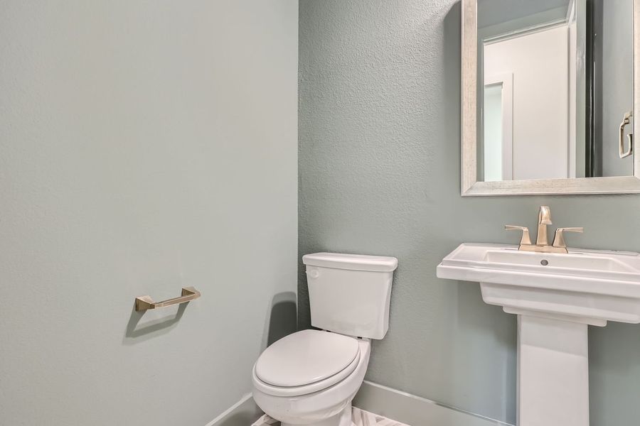 Plan 1573 powder bathroom representative photo