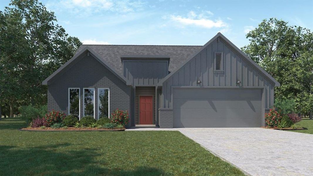 New construction Single-Family house 341 Heatherwood Ter, Marble Falls, TX 78654 The Elgin- photo