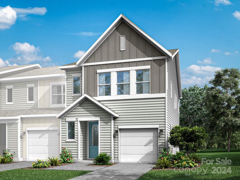 New construction Townhouse house 7135 Millie Fae Alley, Charlotte, NC 28269 Plan 3- photo