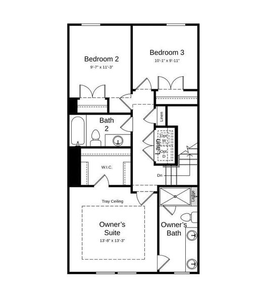 Structural options added include; Fireplace, 4th bedroom and full bath, and tray ceilings in primary suite.