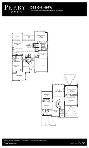 New construction Single-Family house 2606 Sibley Drive, Midlothian, TX 76065 Design 4097W- photo