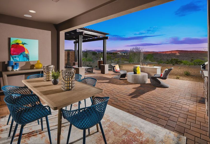 Model Home Covered Patio - 9 of 34