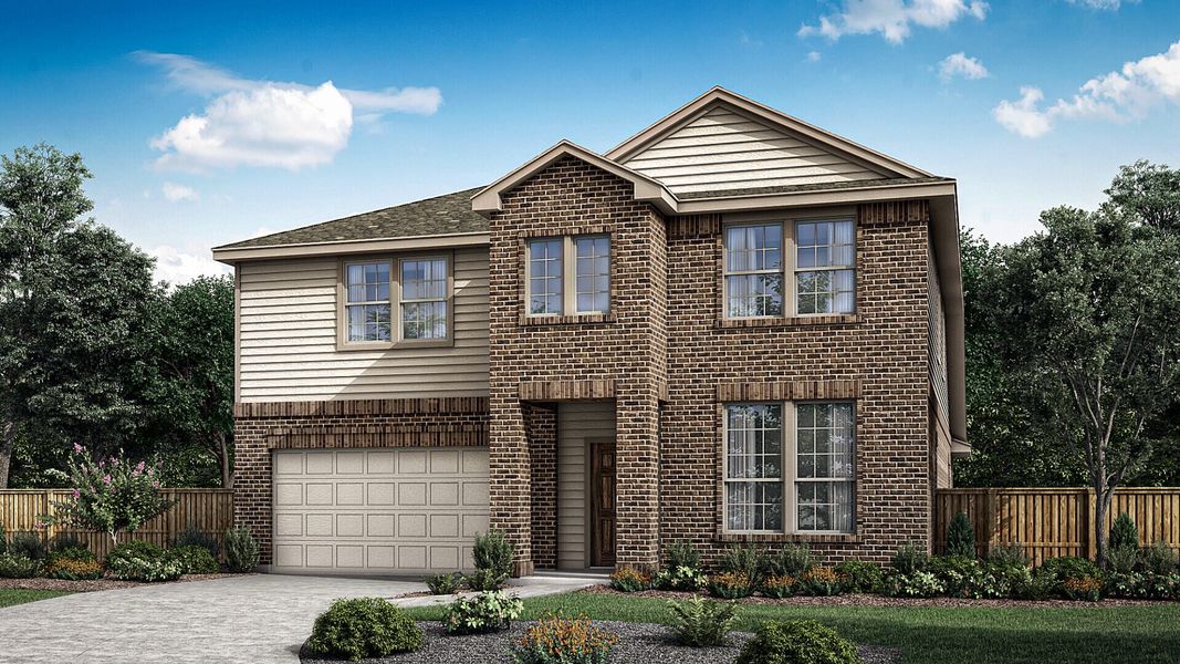 New construction Single-Family house The Driftwood, 105 Orchard Park Drive, Liberty Hill, TX 78642 - photo