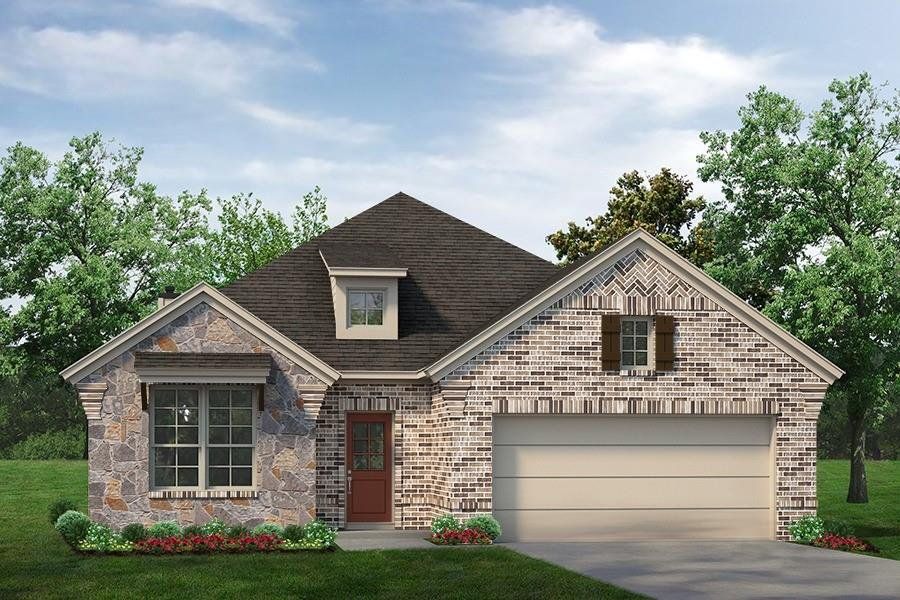 New construction Single-Family house 1305 Hickory Lane, Weatherford, TX 76086 Havasu III- photo