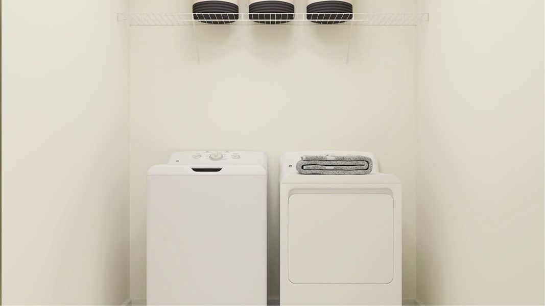 Sunrise laundry room