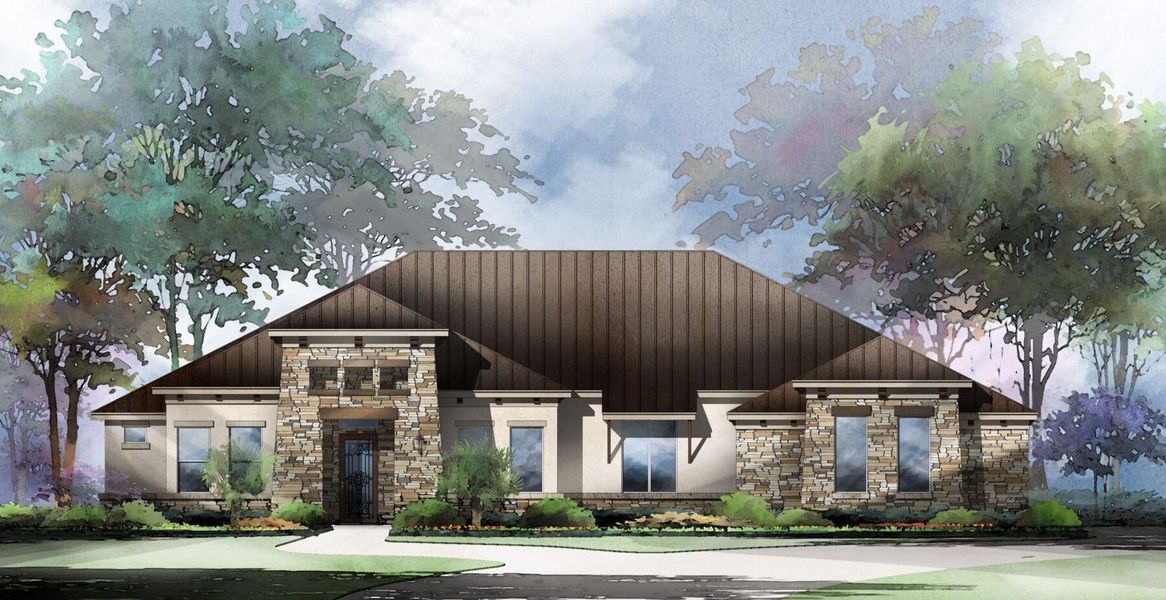 New construction Single-Family house Granshire, Blue Oak Pass, San Antonio, TX 78266 - photo