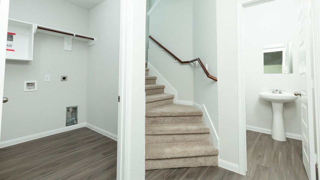 Laundry Room and Powder Bathroom