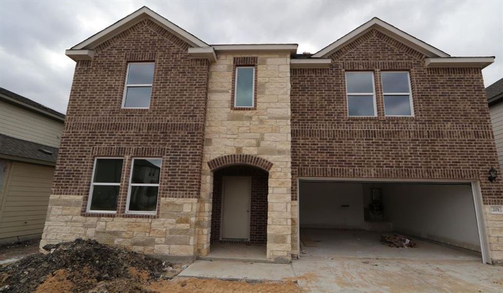 New construction Single-Family house 201 Oconee St, Hutto, TX 78634 Trinity - photo