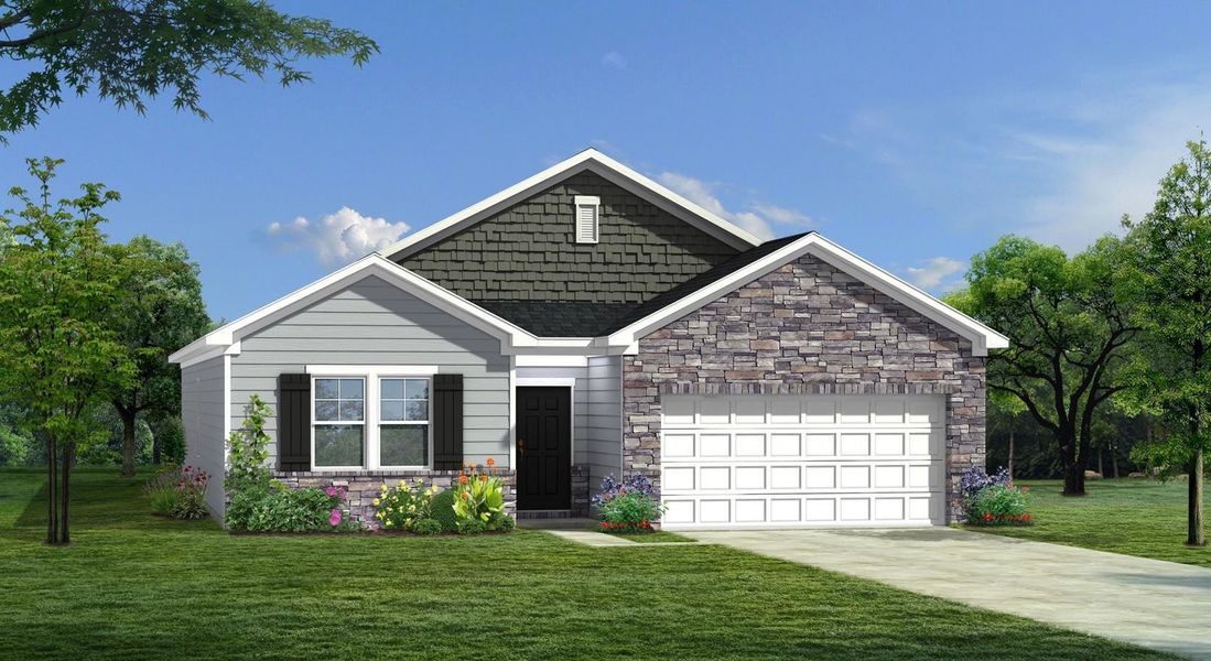New construction Single-Family house 535 Queenstown Drive, Kenly, NC 27542 The Hatteras- photo