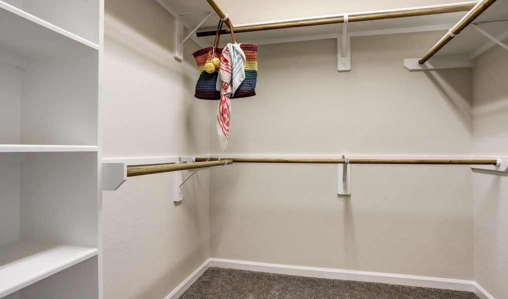 Large owner's walk-in closet