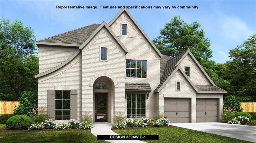 New construction Single-Family house 9714 Magnolia Estates Lane, Iowa Colony, TX 77578 Design 3394W- photo