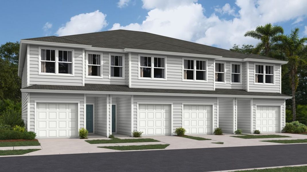 New construction Townhouse house Jade, 714 Holly Lakes Drive, Orange Park, FL 32073 - photo