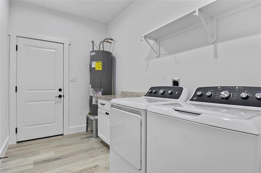 Very big utility room with NEW washer and dryer