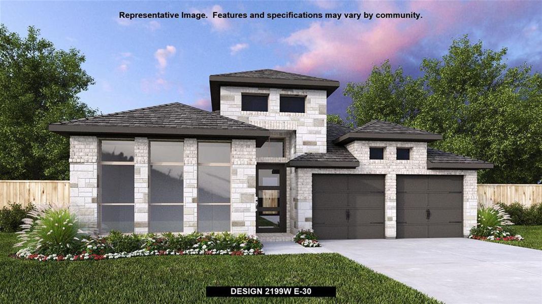 New construction Single-Family house Design 2199W, 24202 Downhill Lie, San Antonio, TX 78261 - photo