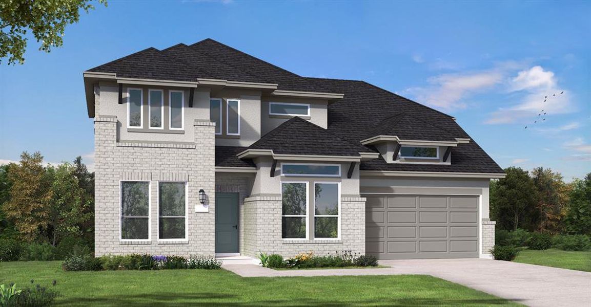 New construction Single-Family house 22050 Gateway Arch Drive, Porter, TX 77365 Giddings (3406-HV-45)- photo
