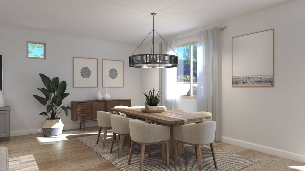 Dining Room | Wrightson | Bentridge – Peak Series | New Homes in Buckeye, AZ | Landsea Homes