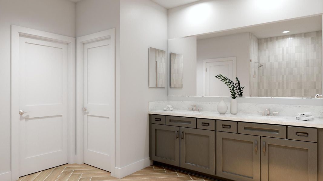 Primary Bathroom | Fremont | Wildera – Peak Series | New Homes in San Tan Valley, AZ | Landsea Homes