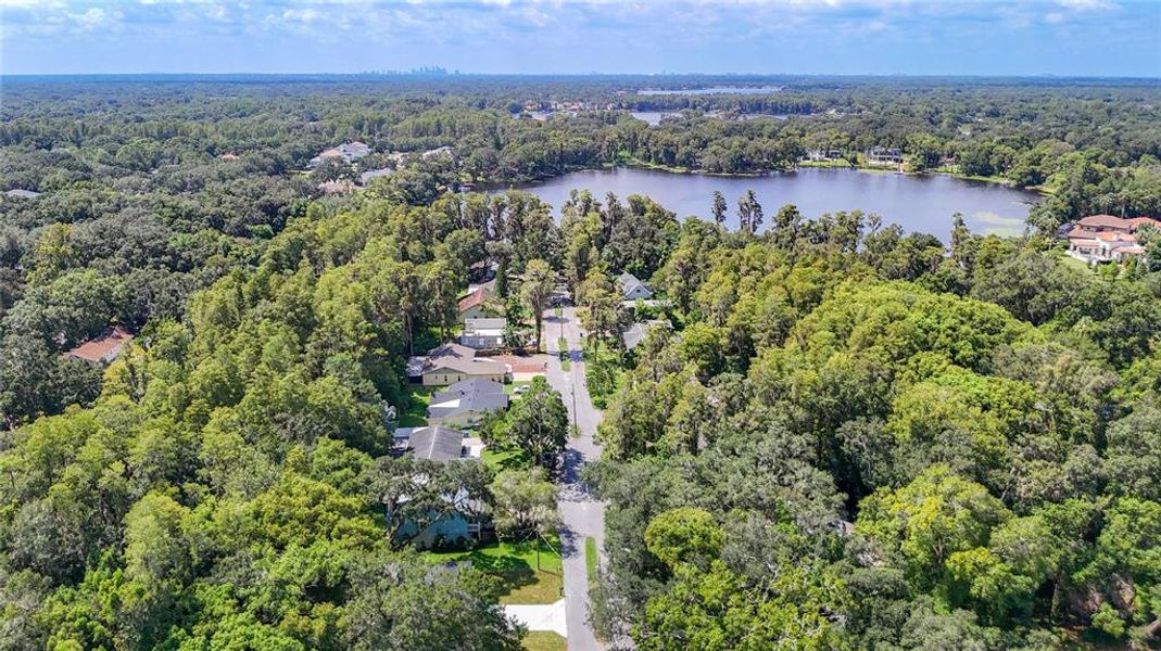 Lake Byrd Dr. dead ends into Lake Byrd.