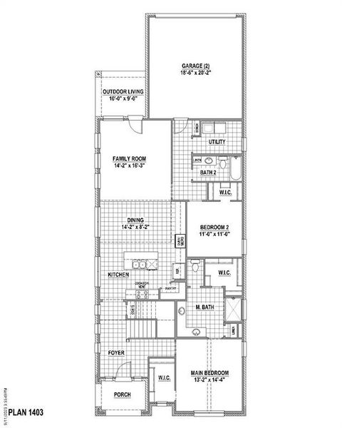 1st Level Floor plan