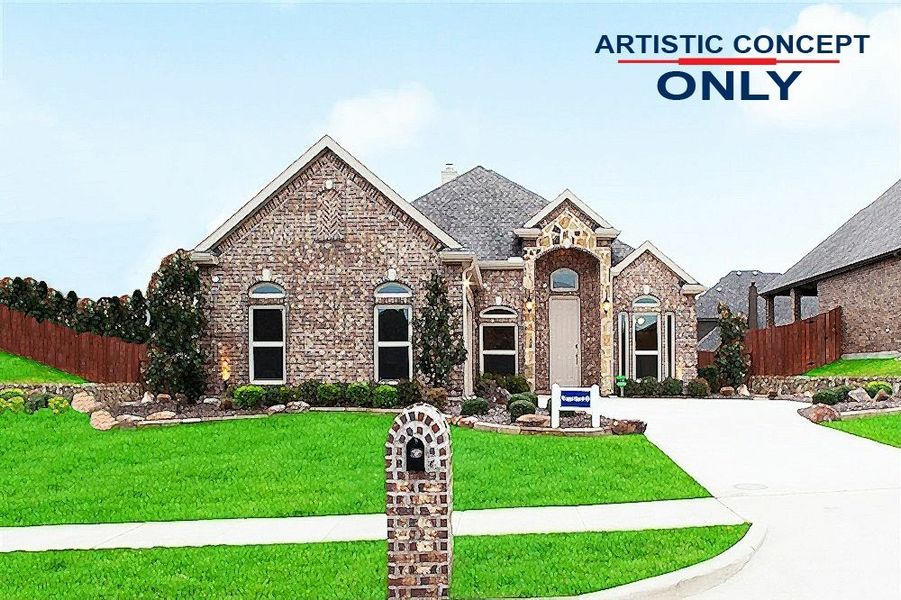 New construction Single-Family house Waterford II FSW, 8555 Meadow Sweet Lane, Fort Worth, TX 76123 - photo