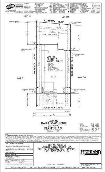 Plot Plan