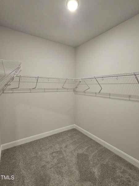 Primary walk in closet