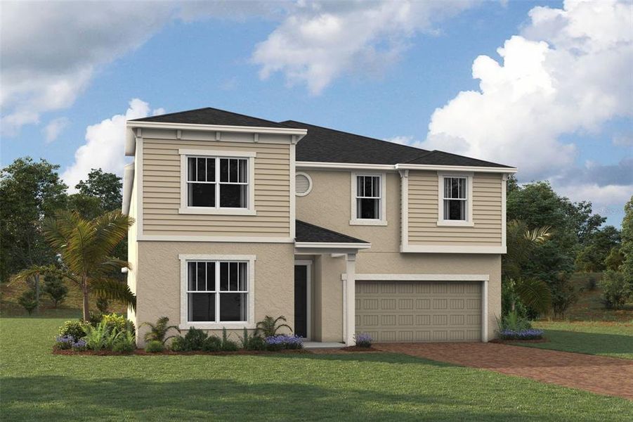 New construction Single-Family house 9125 Coastal Reef Way, Kissimmee, FL 34747 Napa III- photo