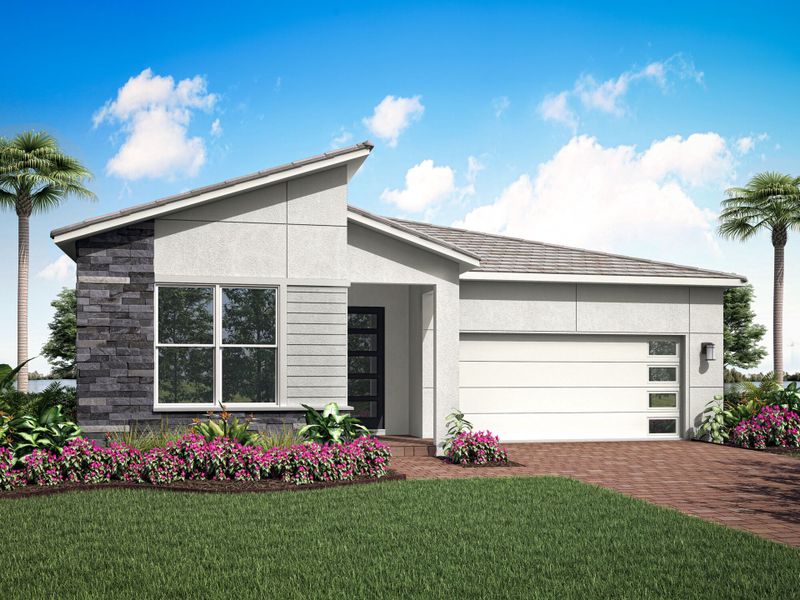 New construction Single-Family house 14184 Sw Daphne St, Port St. Lucie, FL 34987 Rosewood- photo