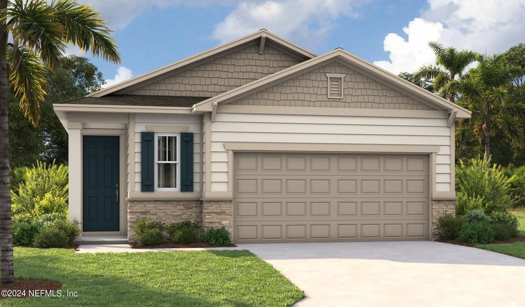 New construction Single-Family house 907 Cedar Slough Drive, Jacksonville, FL 32220 Fraser- photo
