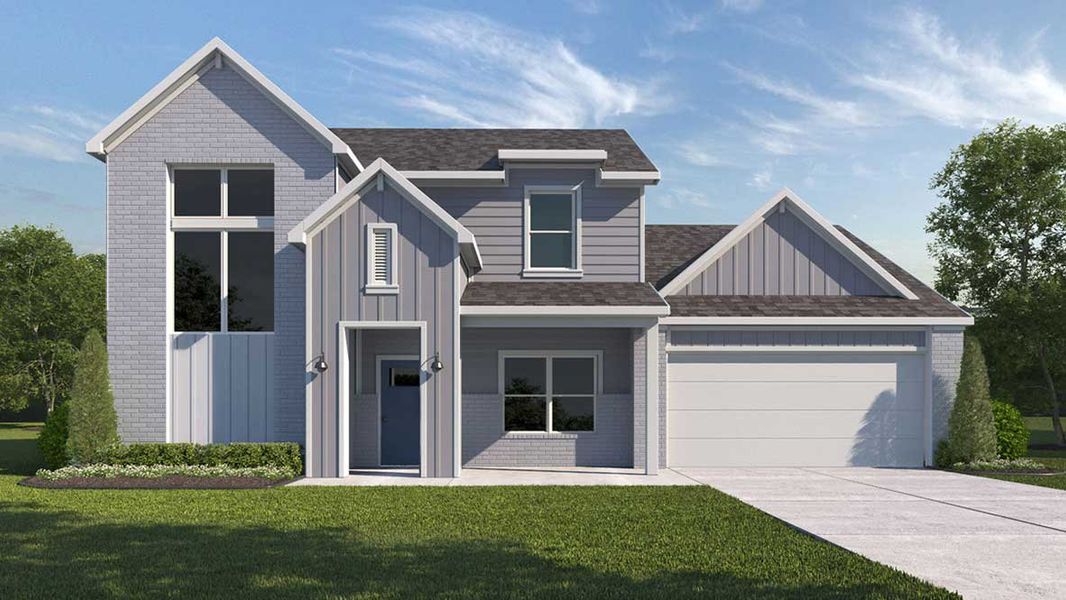 New construction Single-Family house Lancaster, 31610 Barrymoore Trace, Fulshear, TX 77441 - photo