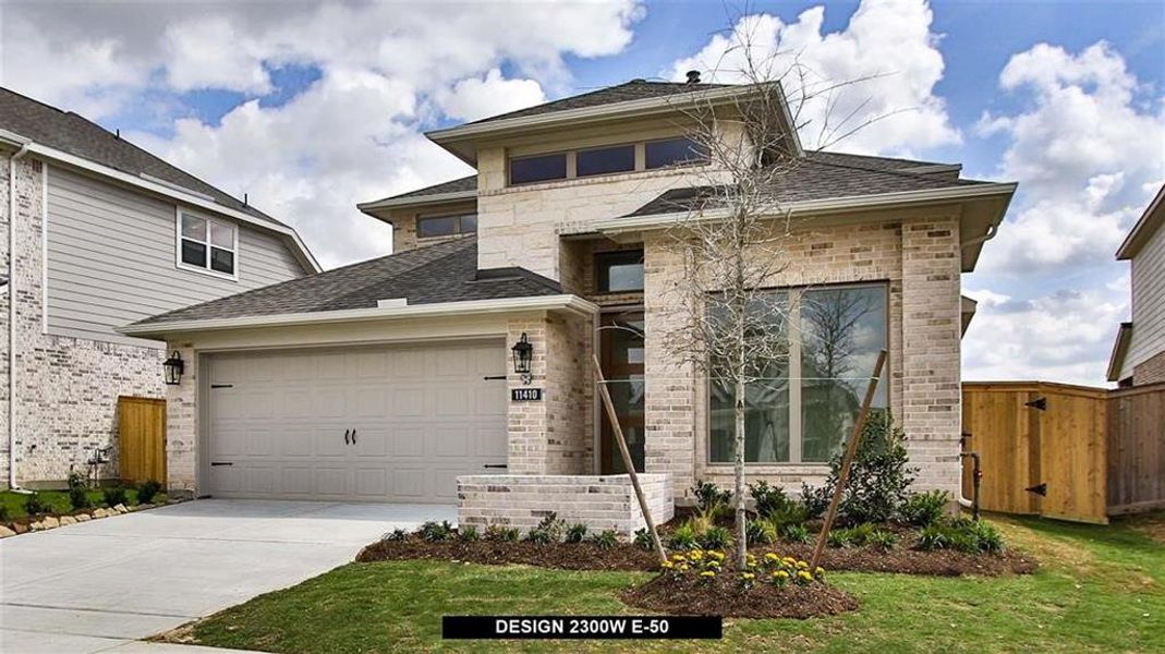 New construction Single-Family house 11410 Collinsia Lane, Cypress, TX 77433 Design 2300W- photo