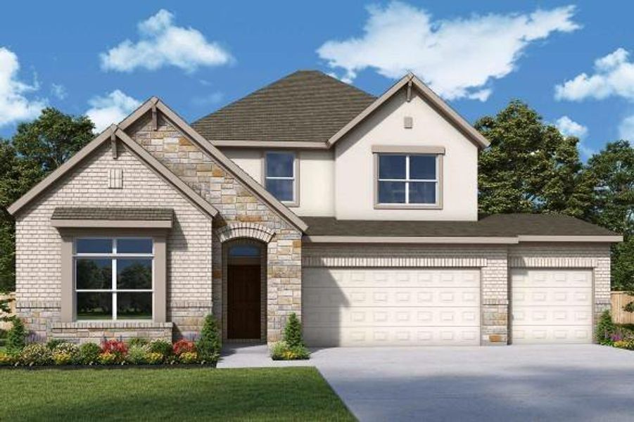 New construction Single-Family house 2101 Little Snake Way, Georgetown, TX 78633 The Ferncroft- photo