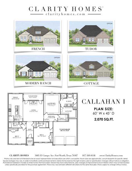 New construction Single-Family house Callahan I, East Furlong, Willow Park, TX 76087 - photo