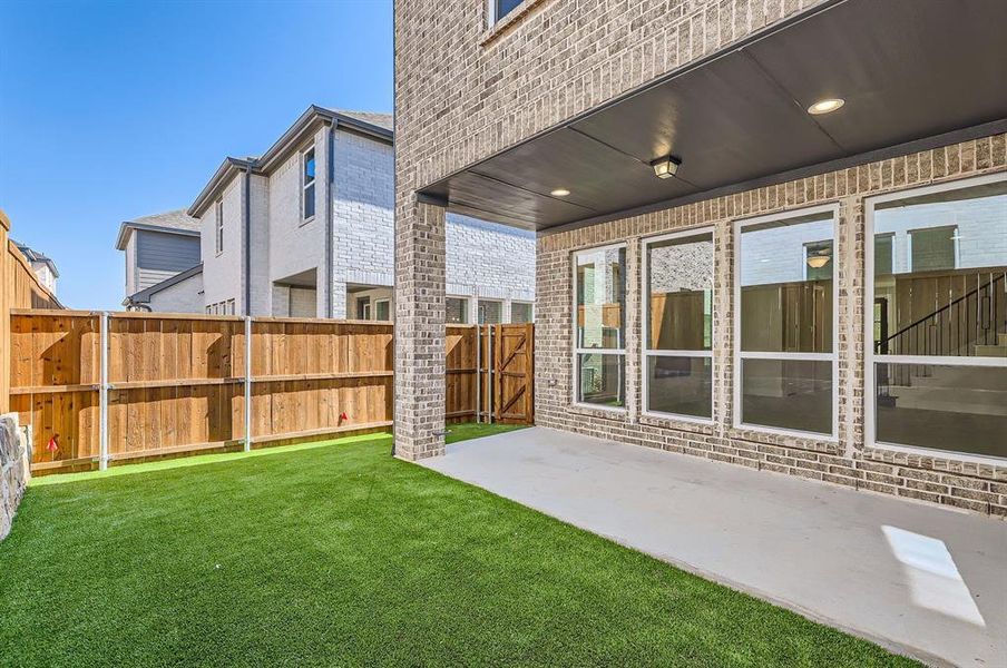 View of yard featuring a patio