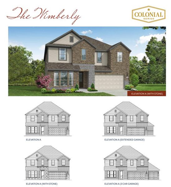 New construction Single-Family house The Wimberley, 9853 Mulhouse Drive, Schertz, TX 78154 - photo