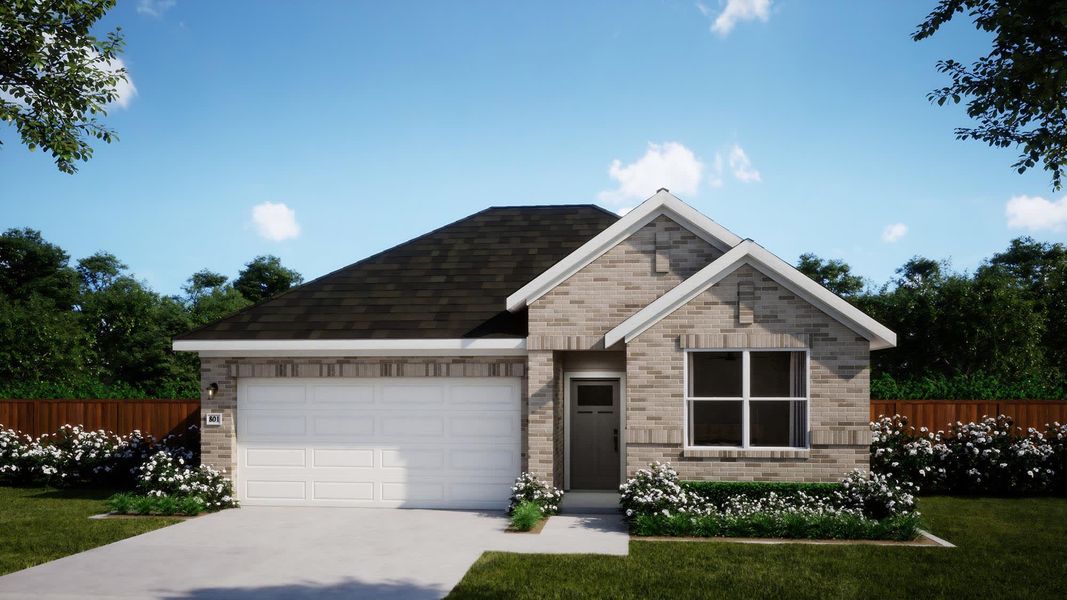Elevation B | Jaya | Topaz Collection – Freedom at Anthem in Kyle, TX by Landsea Homes