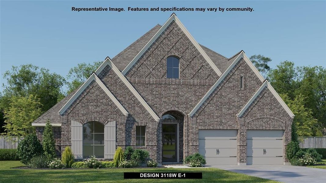 New construction Single-Family house Design 3118W, 1426 Fieldstone Drive, Midlothian, TX 76065 - photo