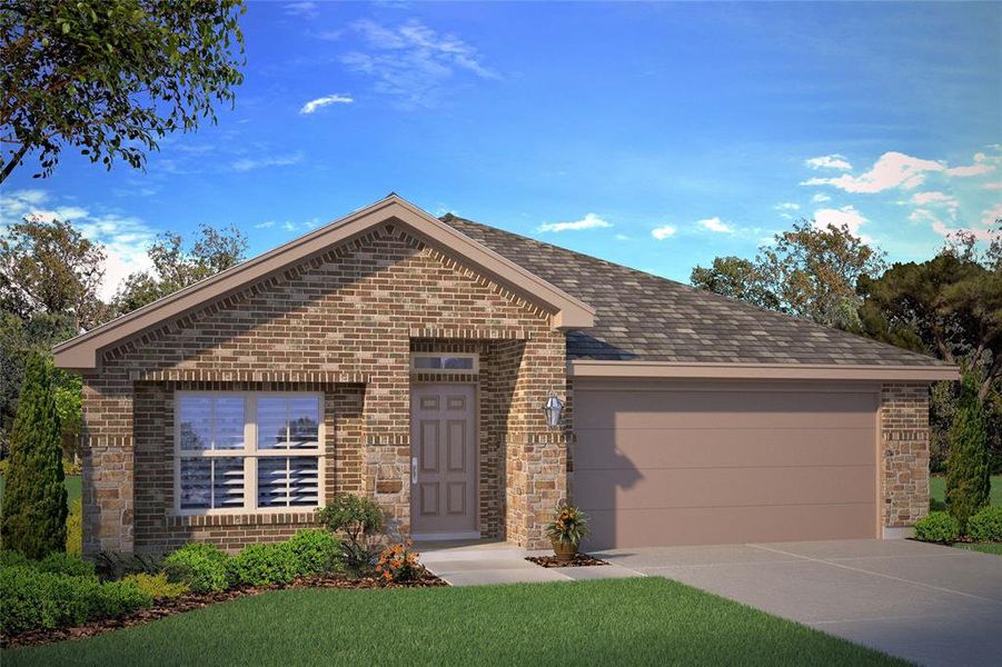 New construction Single-Family house 9649 Austin Hollow Road, Fort Worth, TX 76036 BILOXI- photo