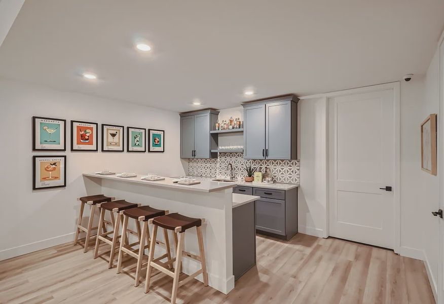 Scout Model Finished Basement Wet Bar - 24 of 28