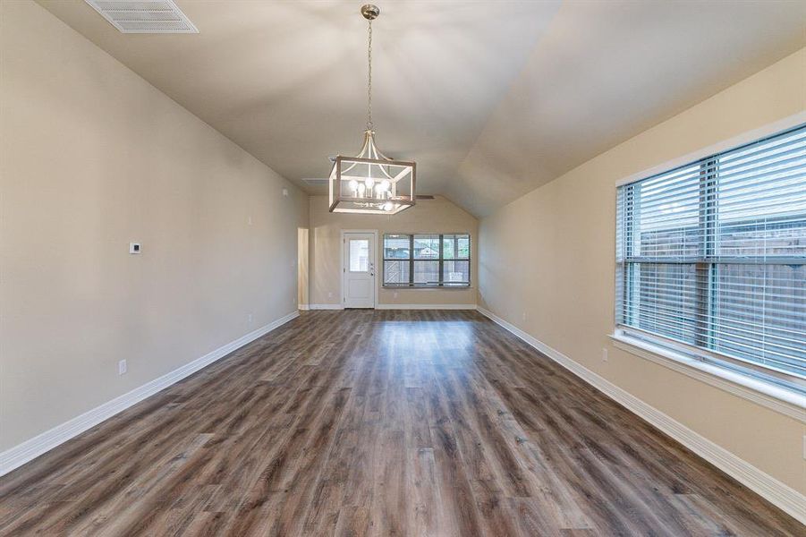 View to back patio