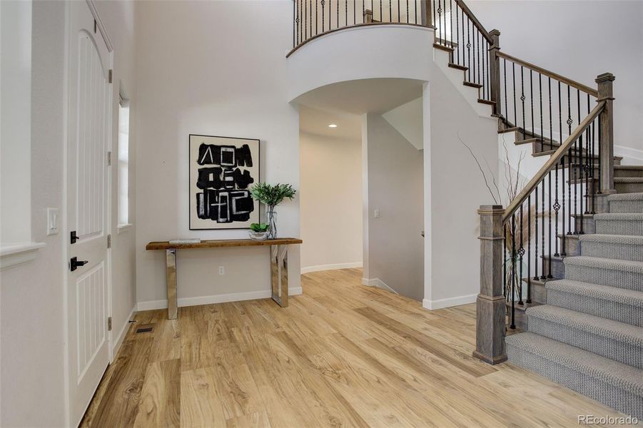 Foyer with Grand staircase