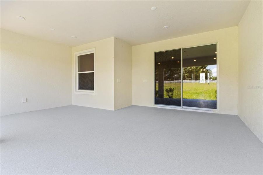 LARGE covered patio