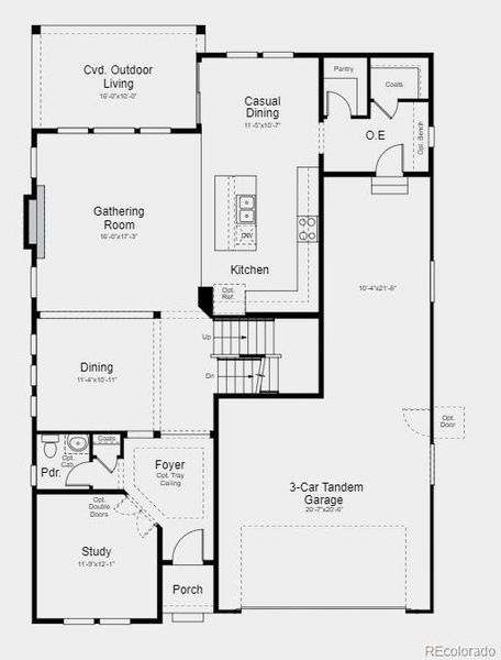 Structural options: 14 Seer A/C unit, 9; full unfinished basement slab floor, primary bath 3, appliance package, covered patio, 8' interior doors on main level, modern fireplace, plumbing rough in basement, and additional sink at secondary bath.
