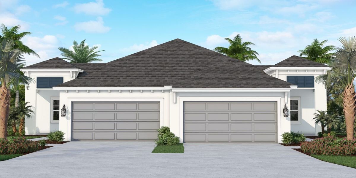 New construction Multi-Family house 11671 Great Brook Lane, Parrish, FL 34219 Crystal Sand 2- photo