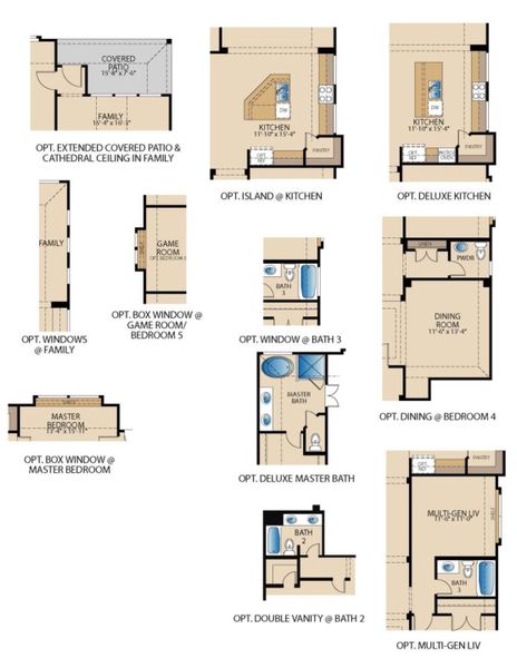 Addison II Floor Plan Options