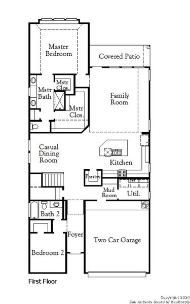 New construction Single-Family house 3205 Mountain Mint, New Braunfels, TX 78130 Milano (2663-CV-35)- photo
