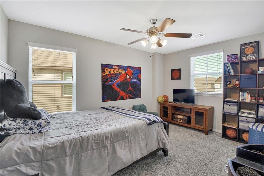 Generously-Sized Bedroom with Ample Natural Light