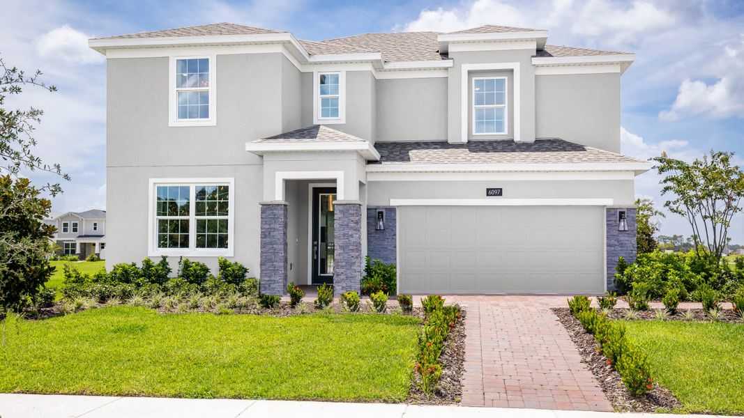 Newcastle | Model Exterior | New Homes in St. Cloud, FL | Landsea Homes