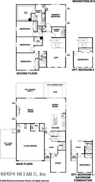 New construction Single-Family house 75353 Fox Cross Avenue, Yulee, FL 32097 Moonstone- photo